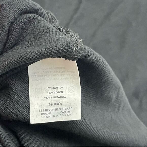 J. Crew Racerback Mini Tank Dress Black Size XL New with Tags Capsule Piece - Picture 11 of 11